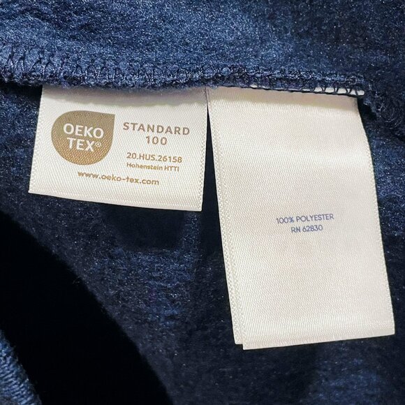 Sweater Fleece Quarter Zip Pullover — Blue Heather — Women’s XL — NEW - Picture 5 of 6